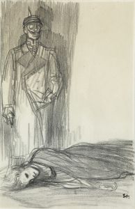 Allégorie de la guerre – Etude pour la France assassinée