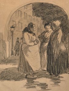 Femmes conversant