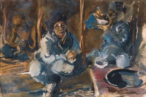 The Interior Of A Kirghiz Tent
