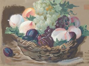 Still Life With White Grapes