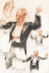 Sergei Kusevitsky Conducting The Boston Symphony Orchestra