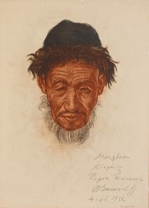 Un vieux kirghize, Peyik, Sinkiang