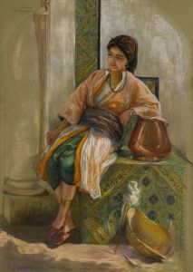 Jeune Fille À L’éventail