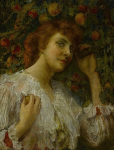 Lady with Peaches