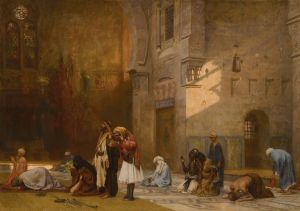 Prayer in the Mosque, Cairo