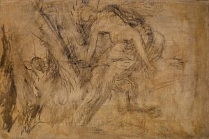 Study for ‘Nymph on the Shoulders of Pan’