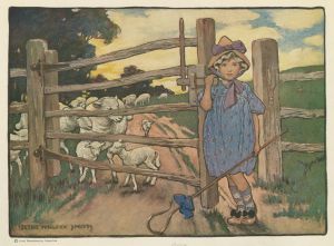 Little Bo-Peep has lost her sheep, and can’t tell where to find them.