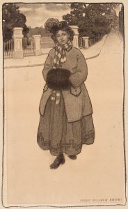 Young Girl with Muff