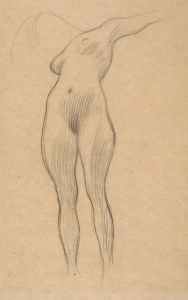 Floating Woman with Outstretched Arm