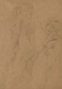 Two Female Nudes Standing