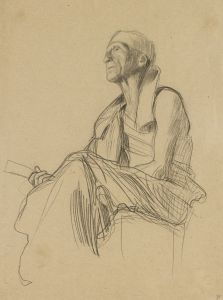 Seated Man Turned to the Left