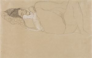 Reclining semi-nude facing left