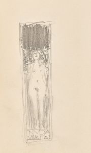 Design for the painting ‘Nuda Veritas’