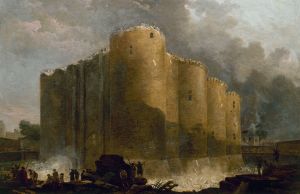 La Bastille, dans les premiers jours de sa démolition