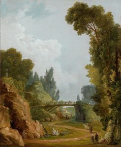 The Rustic Bridge, Château de Méréville, France