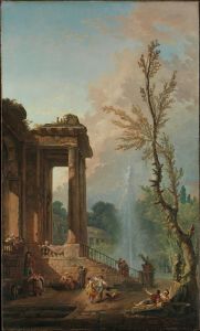 The Portico of a Country Mansion