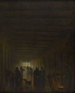 Corridor de la prison Saint-Lazare