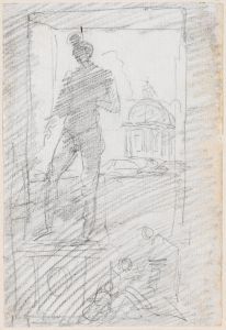 Statue of a Nude before a Window View