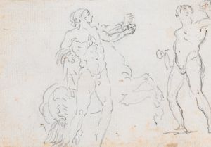 Two Studies of the Statue of Alexander and Bucephalus
