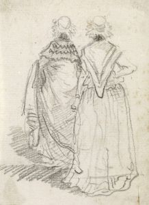 Two Women Seen from Behind