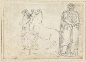One of the ‘Dioscuri’ and a Barbarian Prisoner