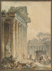 Capriccio with an Ancient Temple