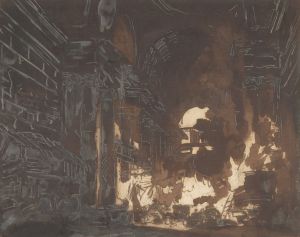 Washerwomen in a Ruined Gallery