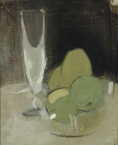Green Apples And Champagne Glass
