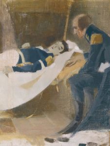 The death of Wilhelm von Schwerin