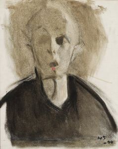 Self-Portrait with Red Spot