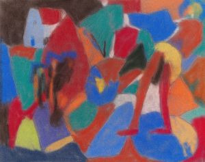 Figur in Landschaft