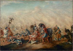 The Death of Paulus Aemilius at the Battle of Cannae