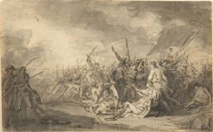 Study for The Death of General Warren at the Battle of Bunker’s Hill