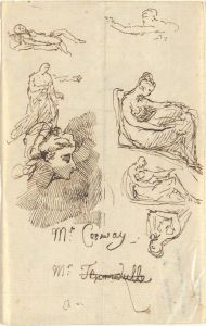 Untitled, from folio; Sketches in France and Germany