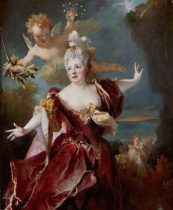 Portrait de la comédienne Marie-Anne de Châteauneuf, dite Mlle Duclos , dans le rôle d’Ariane