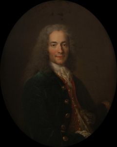 Portrait de Voltaire  en 1718