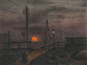 Aufgehender Mond
