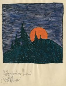 Aufgehender Mond