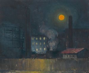 ‘Gaswerk’ im Mondlicht
