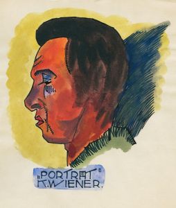Kopfstudie, aus; ‘Profile’, 10 Blätter, Graz X