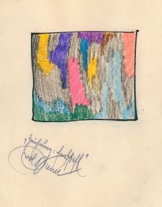 Zeichnung; Farbstift