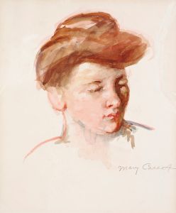 Sketch of Mother Jeanne’s Head Looking Down