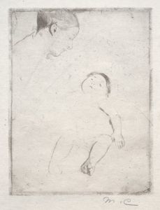 Bill Lying on his Mother’s Lap