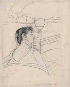Woman and Lamp