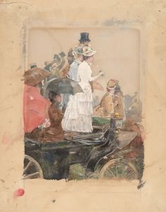 Spectators At The Grand Prix
