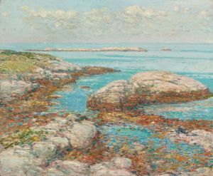 Rocks At Appledore, Morning