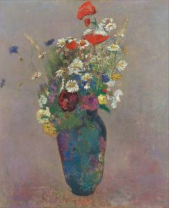 Vision; vase of flowers