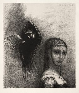 And a Large Bird, Descending from the Sky, Hurls Itself against the Topmost Point of Her Hair
