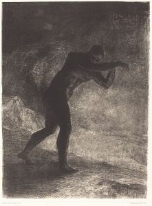 Et l’homme parut, interrogeant le sol d’ou il sort et qui l’attire, il se fraya la voie vers