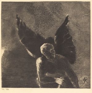 Gloire et louange a toi, satan, dans les hauteurs du ciel ou tu regnas, et dans les profondeurs de l’enfer, ou vaincu, tu reves en silence!